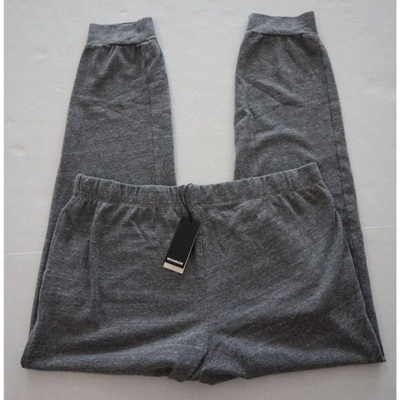 Monrow HB0307-30 Women's Sz Large Gray Heather Supersoft Jogger Sweatpants - Picture 5 of 11